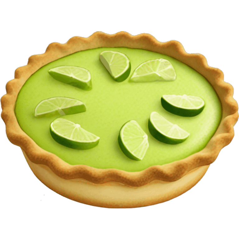 Key lime pie emoji