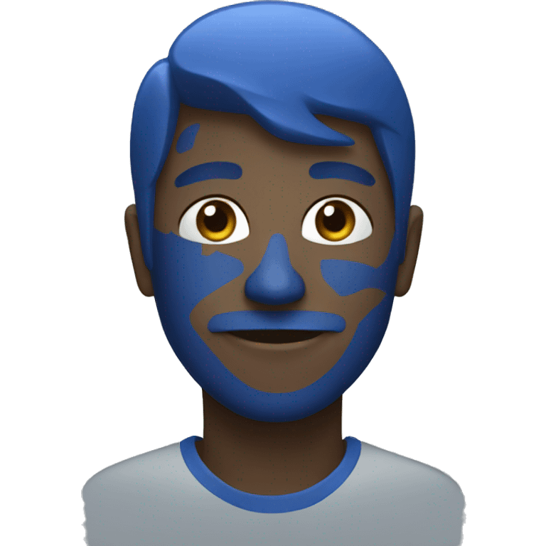 blue graphic emoji