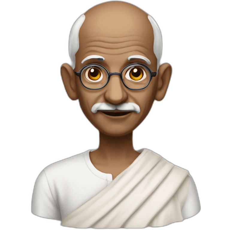 gandhi emoji