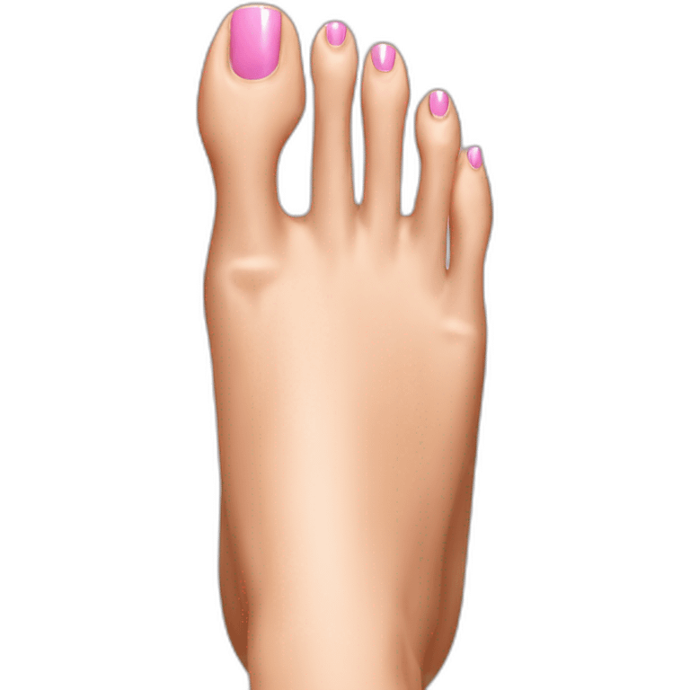 Natalie Portman Pedicure emoji