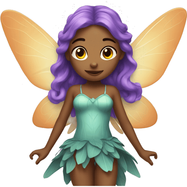 fairy girl with big wings emoji