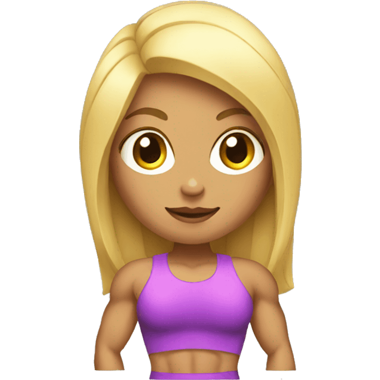 female bodybuilder emoji