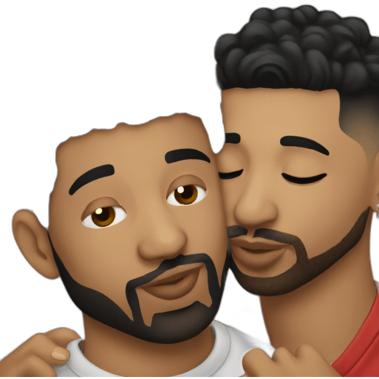 drake kissing 21 savage emoji