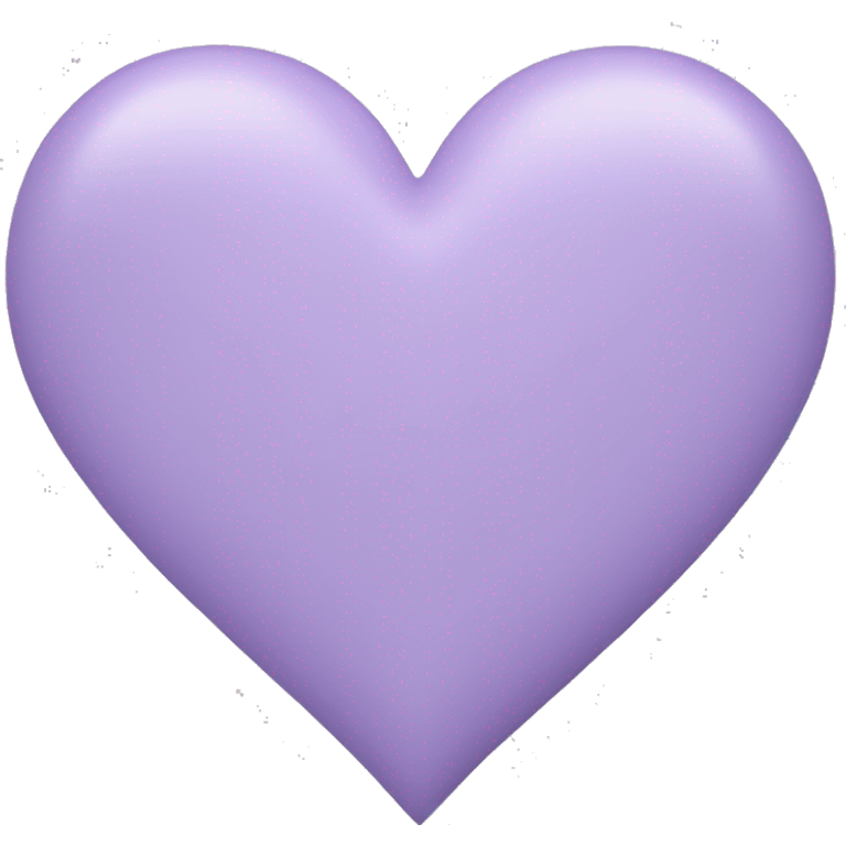 Lavender blush color heart emoji