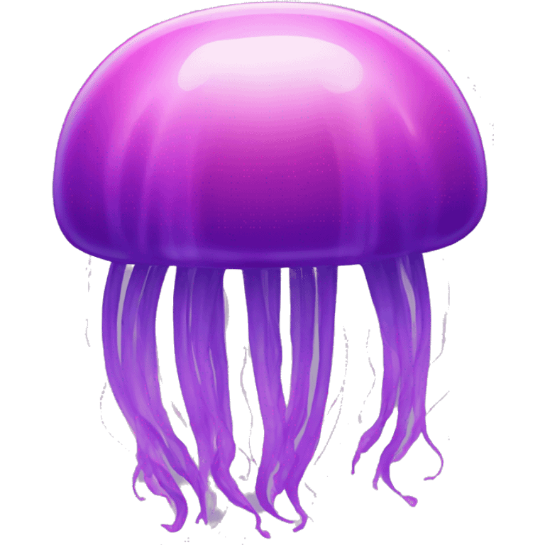 pink and purple jellyfish with no face emoji