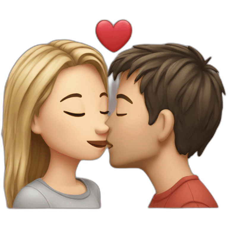 Kiss couple emoji