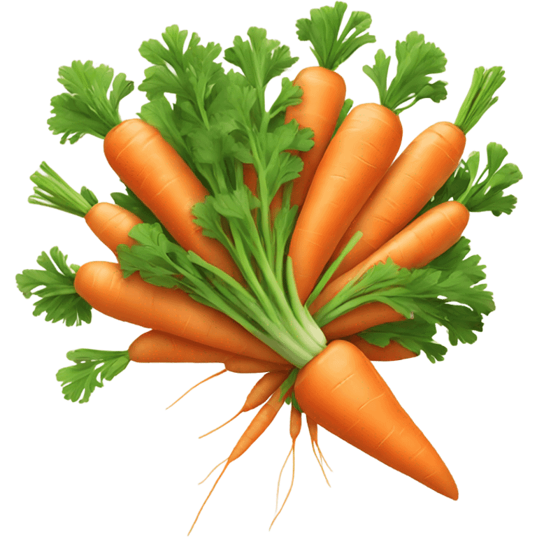 Carrot bunch emoji