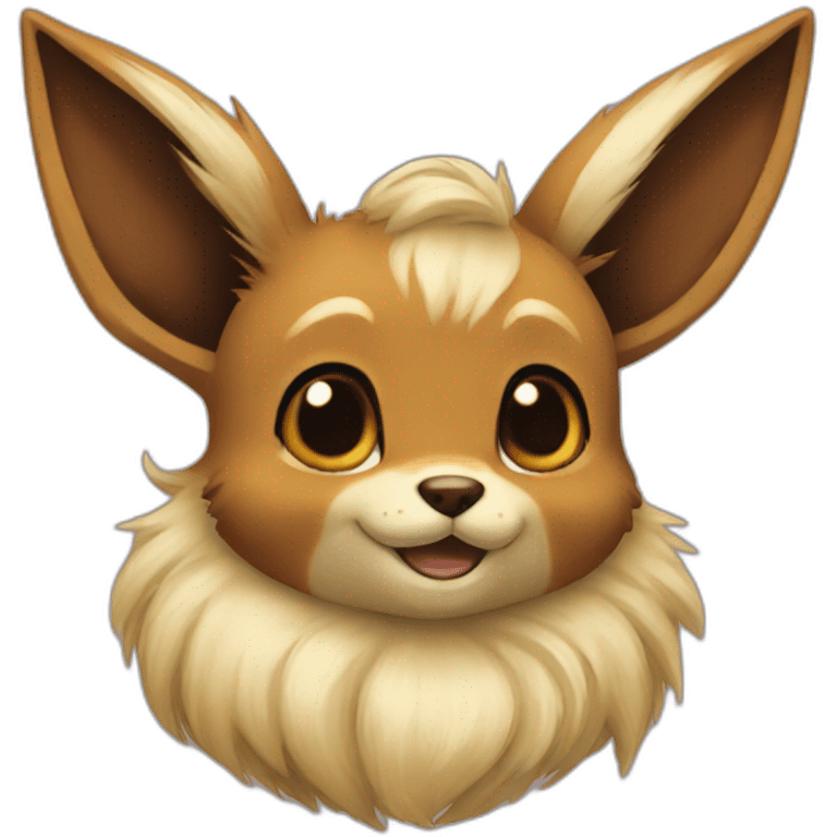 Eevee face emoji