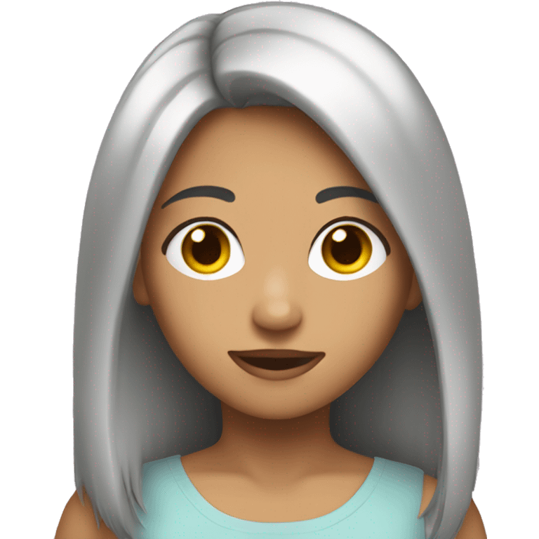 A girl with chloths on emoji