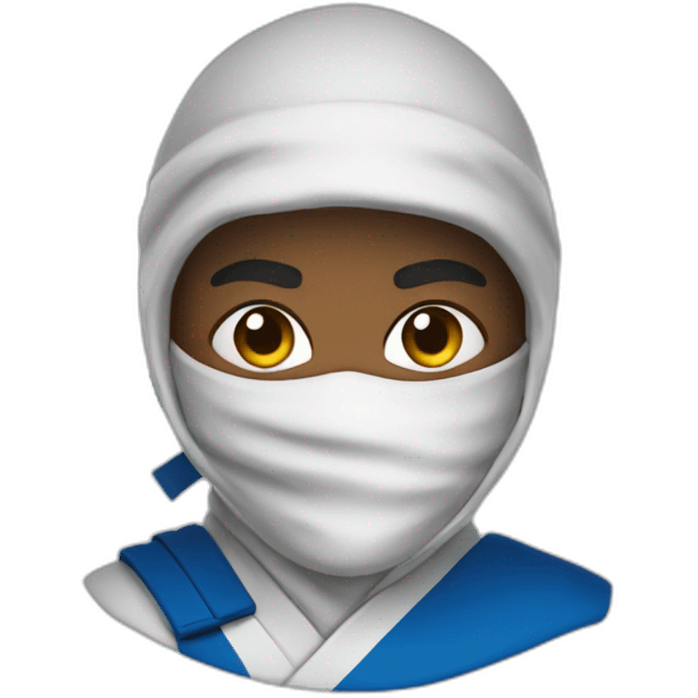 ninja in israei colours emoji