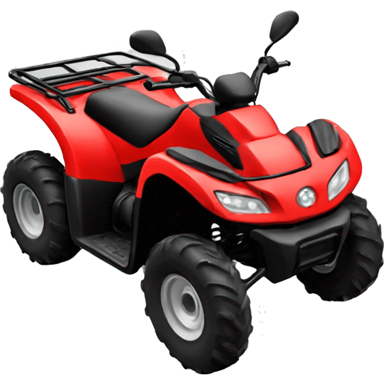 red quad bike emoji