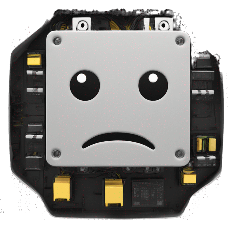 Black modular computer power supply emoji