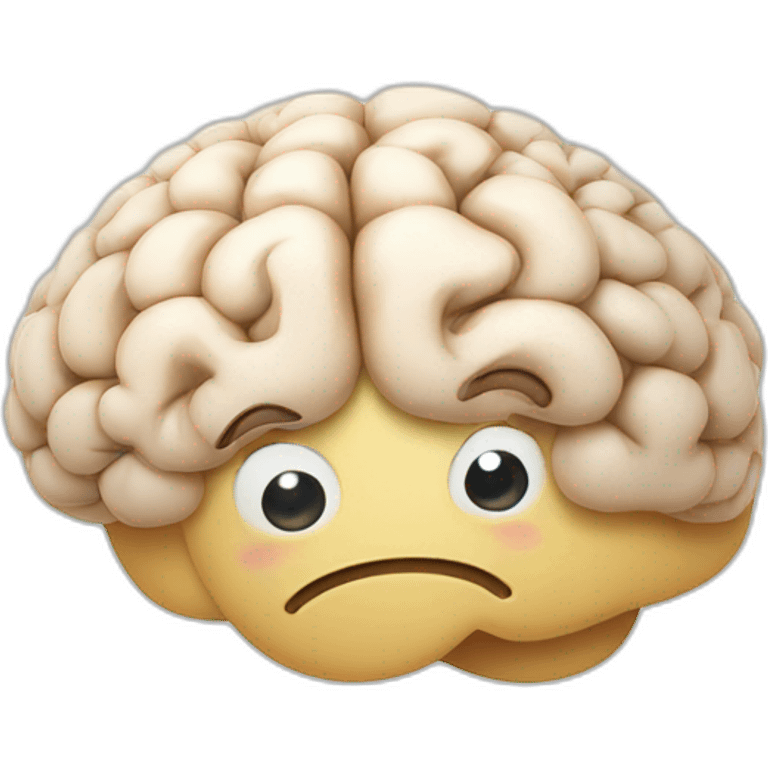 happy brain forgetting stuff emoji