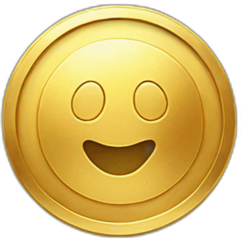 golden leukocyte coin no face emoji