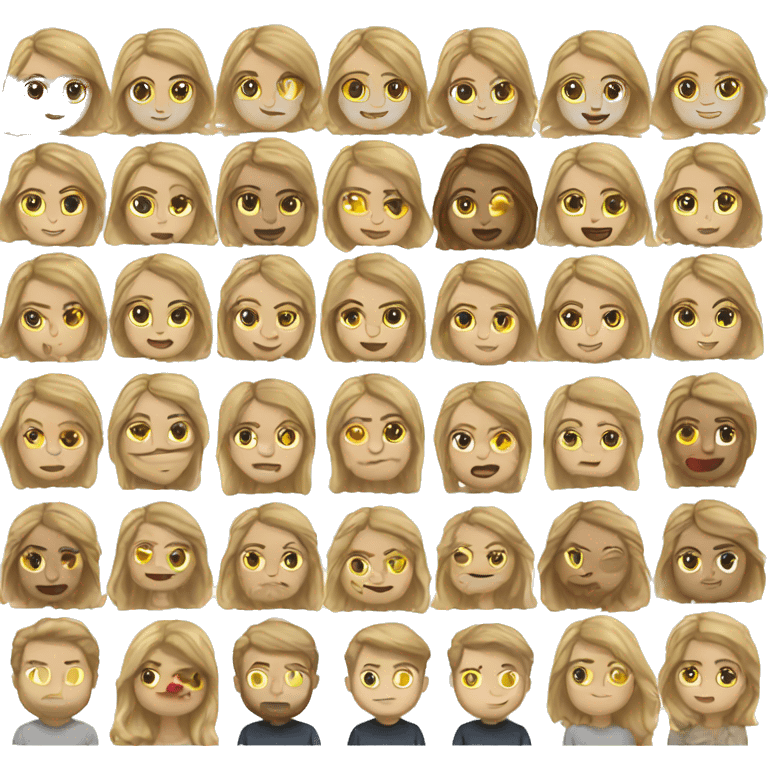 british blond to brown hair me emoji