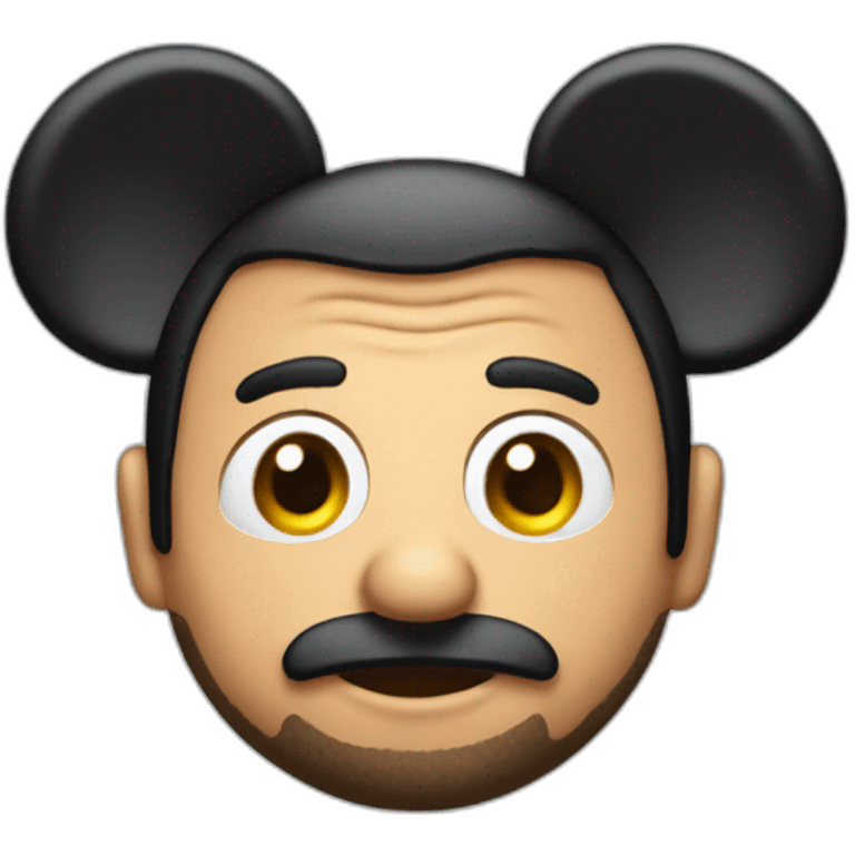 cyril hanouna with mickey ears emoji