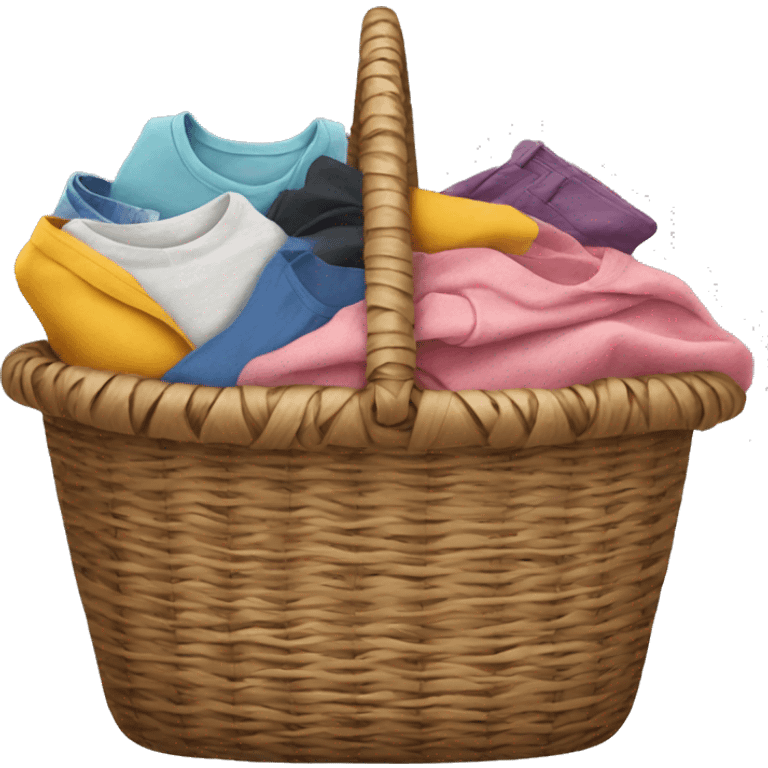 basket of clothes emoji