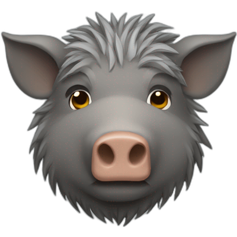 boar with gray beard emoji