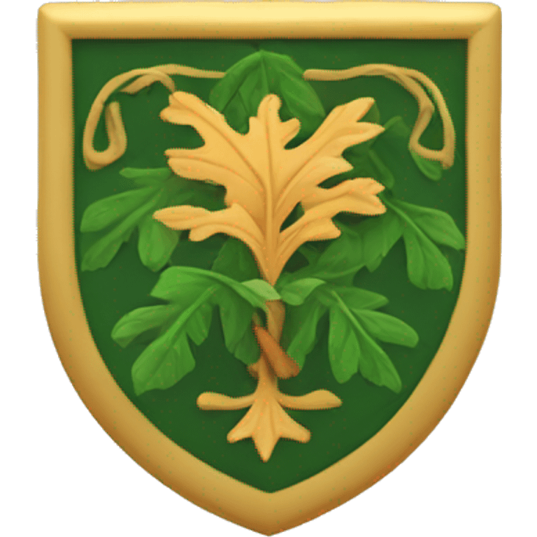 Coat of arms with leafs  emoji