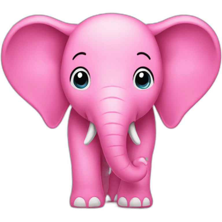 Pink elephant  emoji