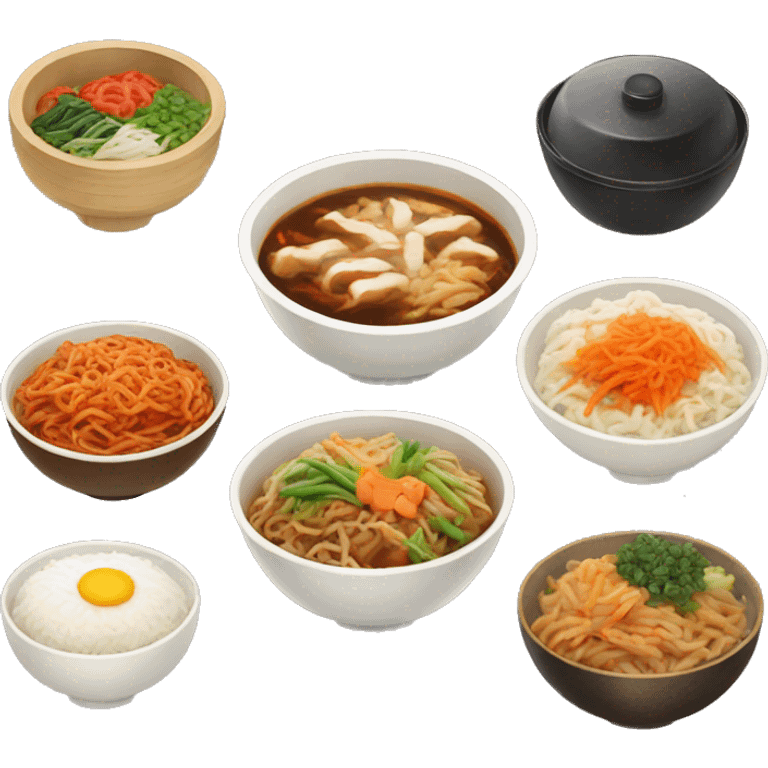 Korean food emoji