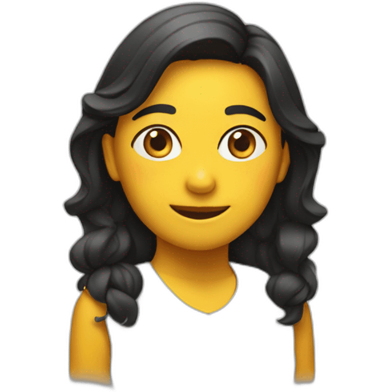 chica guapa  emoji