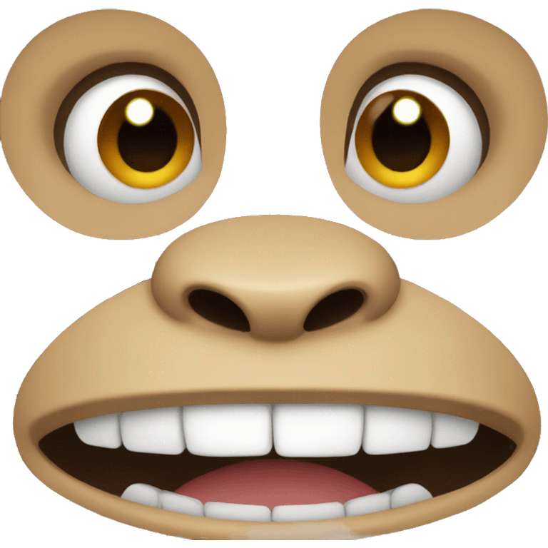 monkey smile emoji