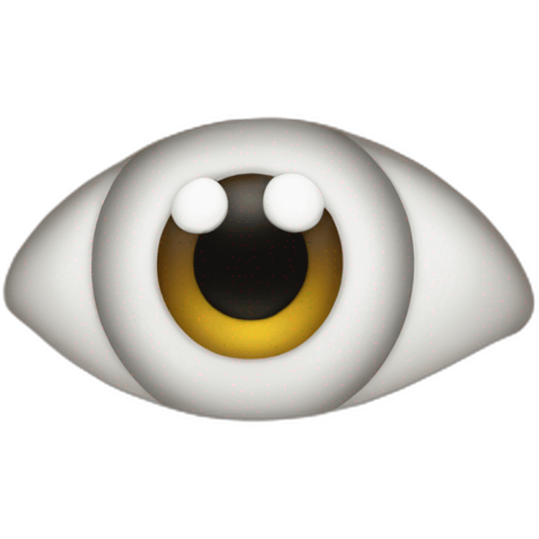 eye skin pulling with finger emoji