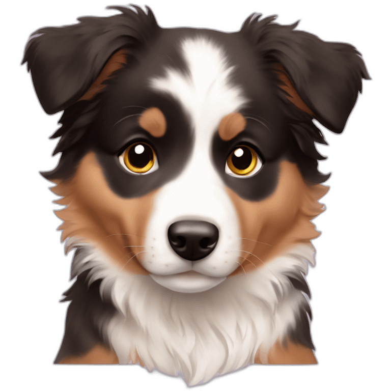 australian shepherd puppy emoji