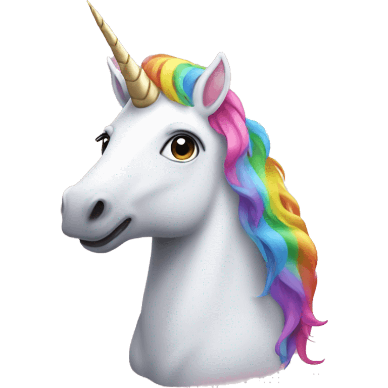 Gay unicorn emoji