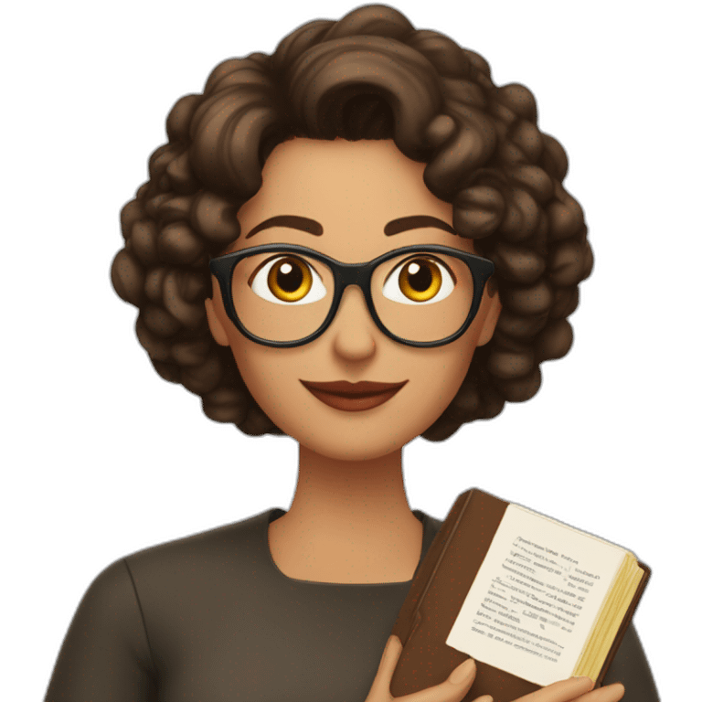 valerie benaim avec son livre emoji