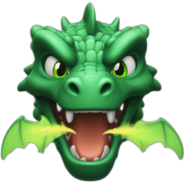 disney-dark-dragon-with-green-eyes-breathing-fire emoji