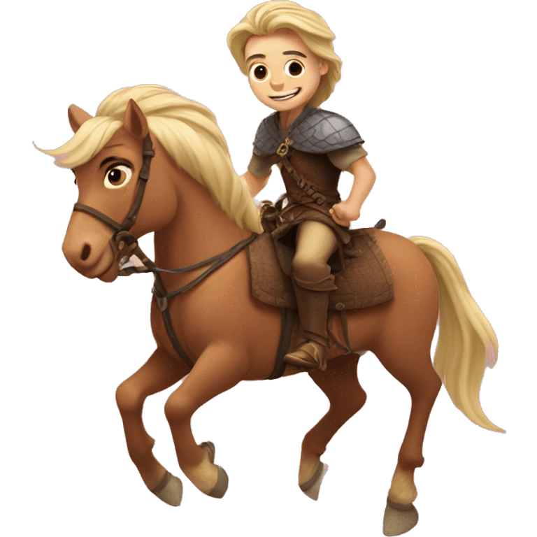 Flyn rider from rapunzel  emoji