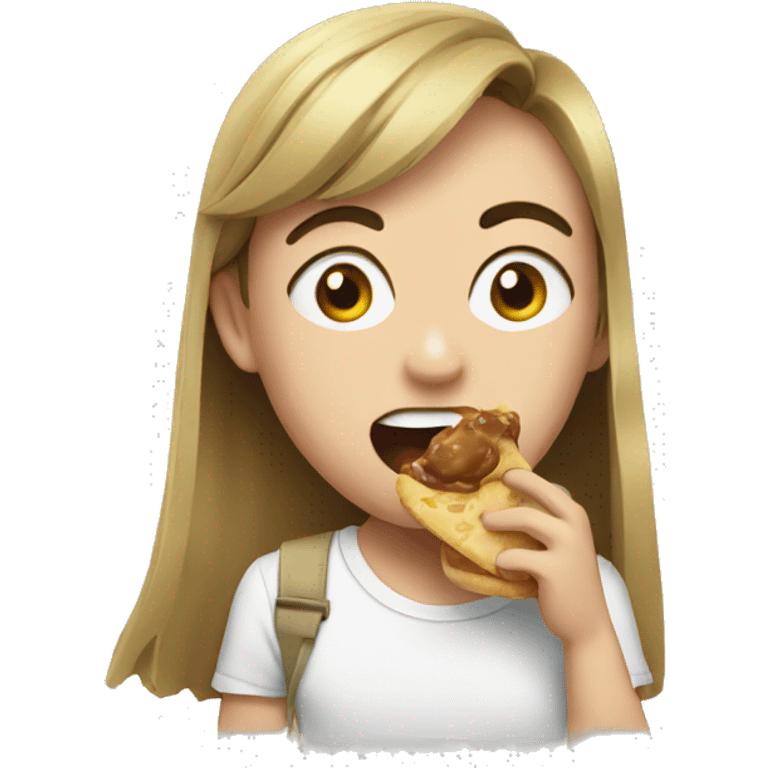 Me eating  emoji