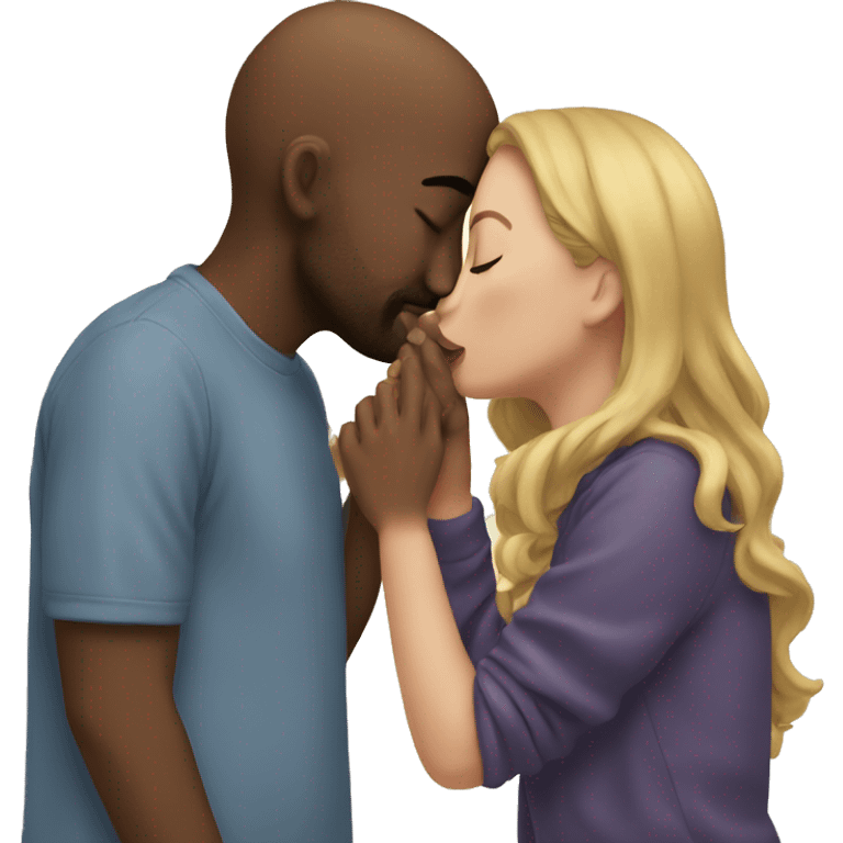 two people kissing emoji