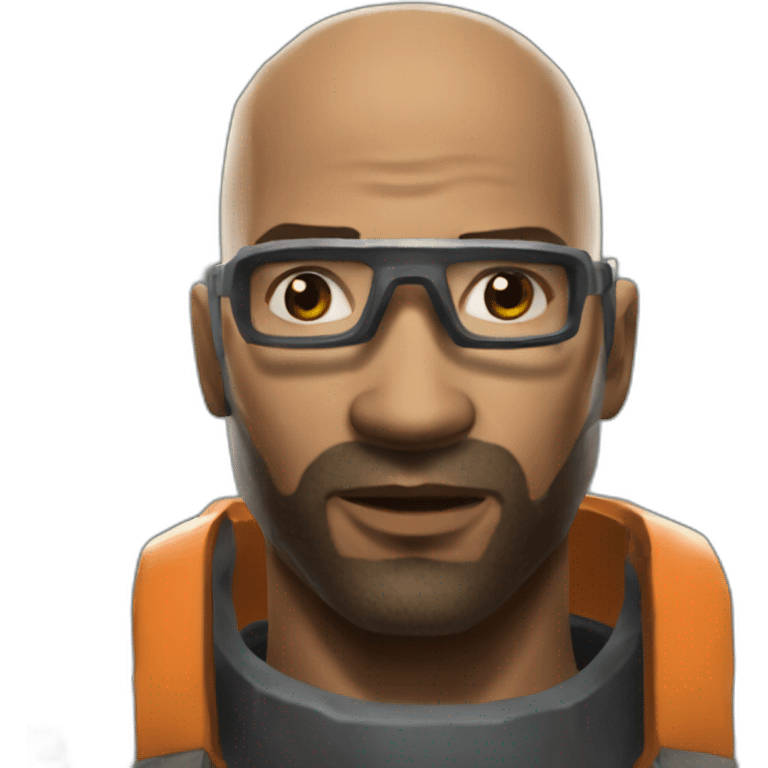 Gordan Freeman from HalfLife 1 emoji