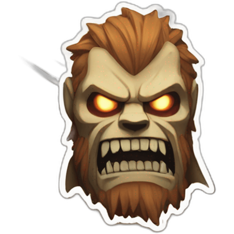 Beast titan sticker emoji