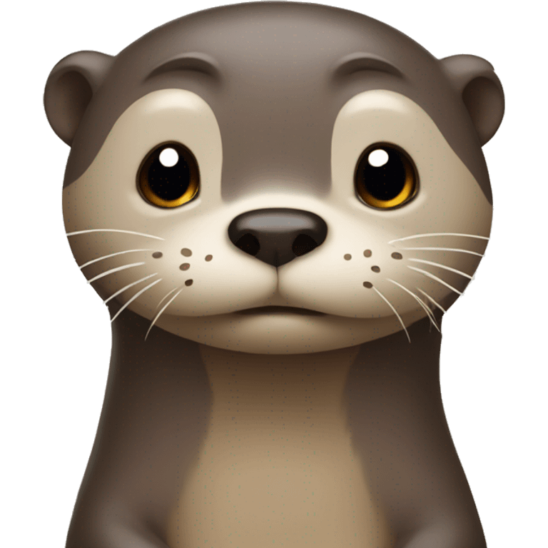 An otter that is sad emoji