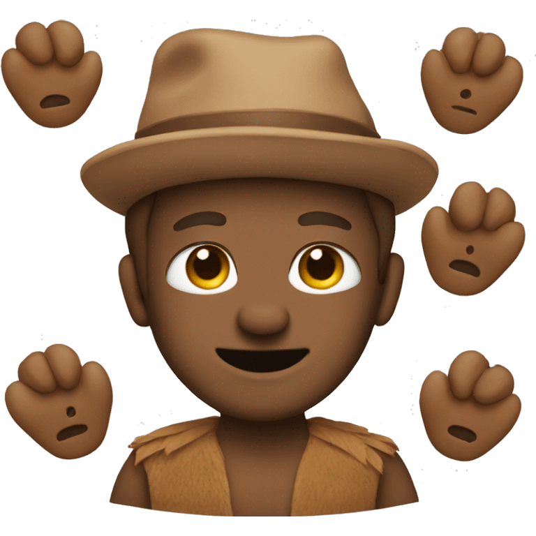 man in beaver costume emoji