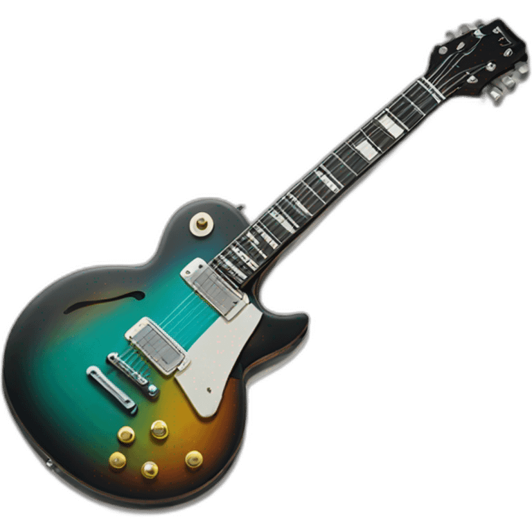 Lespaul electric guitar emoji