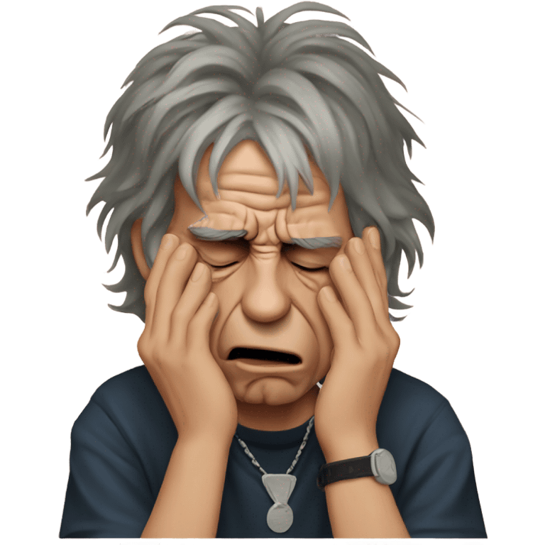 Keith Richards crying emoji