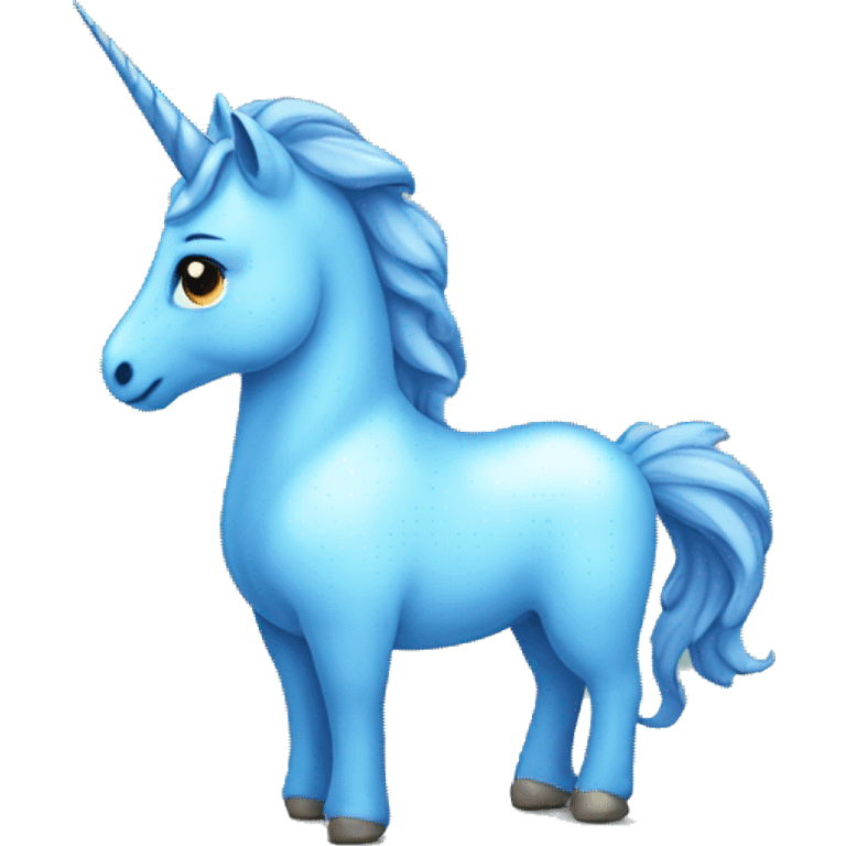 blue unicorn emoji