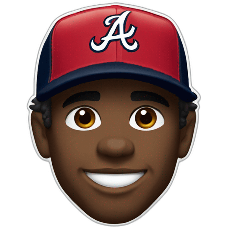 Ronald Acuna Atlanta Braves home run emoji