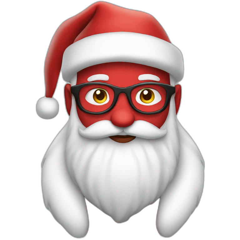 cool Father Christmas emoji