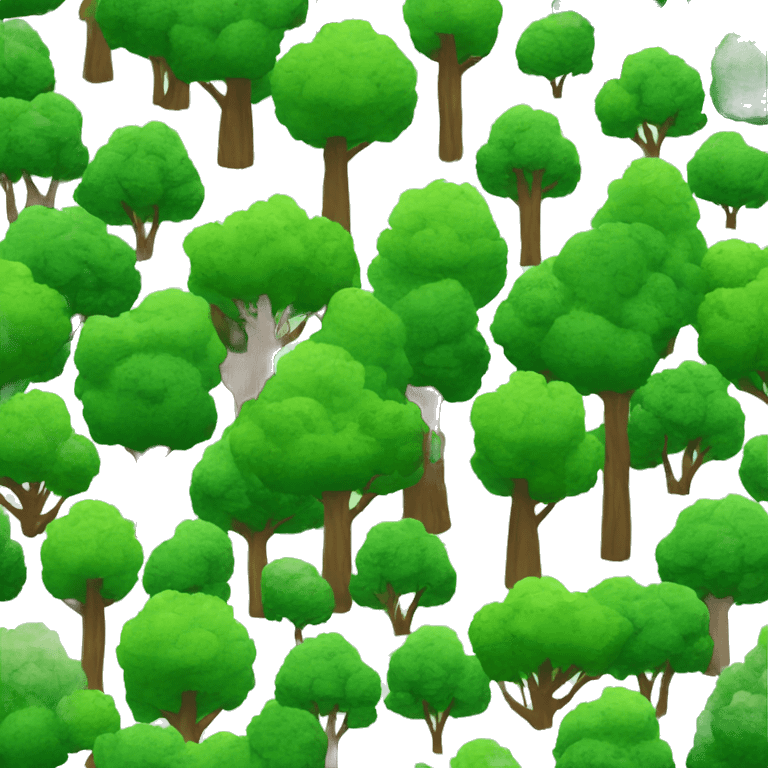 large forest emoji