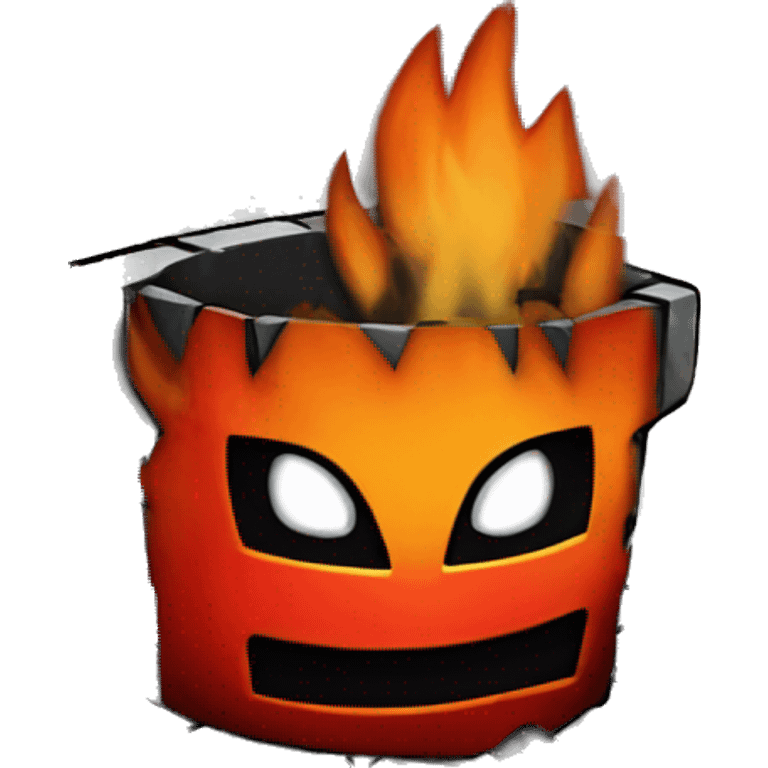 Fire in the Hole Geometry dash emoji