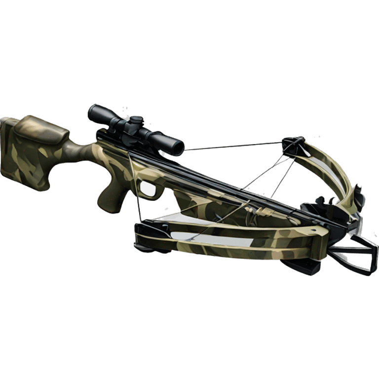 Camo crossbow emoji