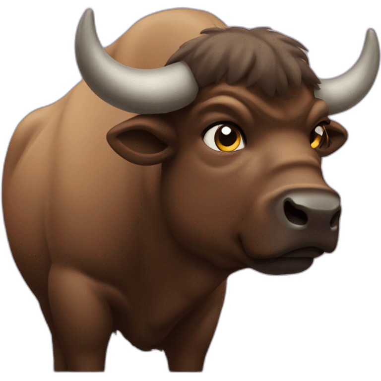 unamused buffalo emoji