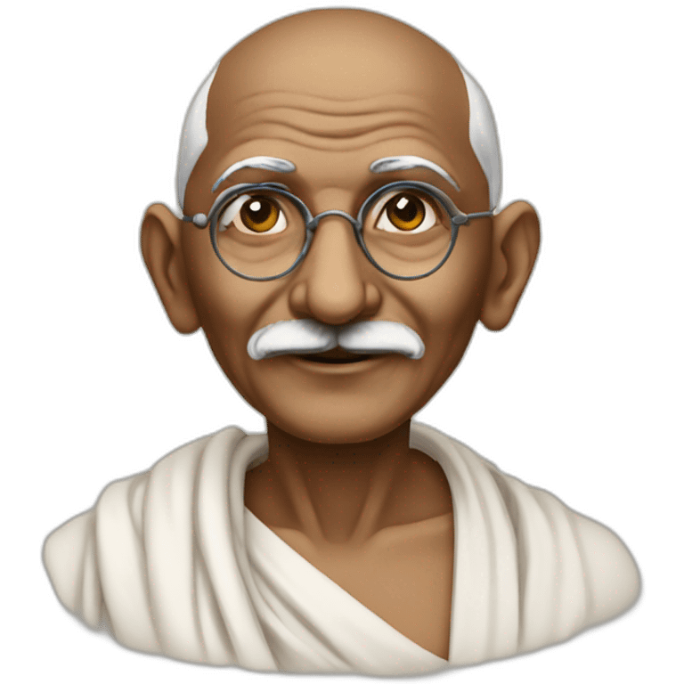 Mahatma Gandhi  emoji