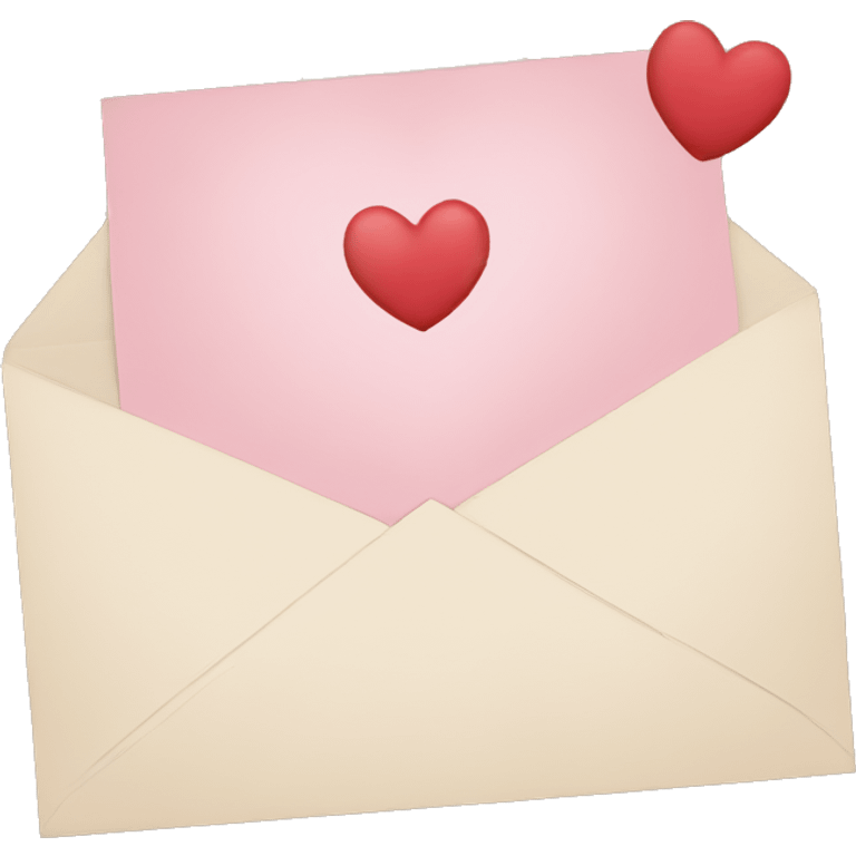 postcard with heart for mom  emoji